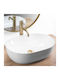 Rea Countertop Sink Ceramic 49x35x14cm White