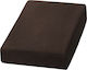 Velvet Chair Cover for Aesthetic Chair 70x190cm Brown 0141586