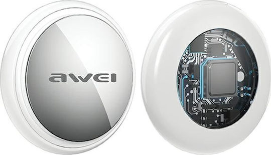 Awei P50 Awei Bluetooth GPS Tracker Kompatibel mit Apple Find My Weiß