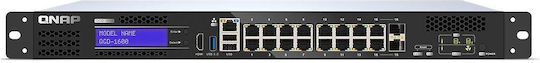QNap QGD-1600 Managed PoE Switch με 14 Θύρες Gigabit (1Gbps) Ethernet και 2 SFP Θύρες