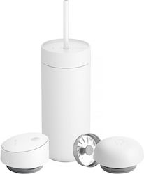 Fellow Carter Thermal Mug Set + 3 Caps White Ma...