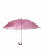 Trend Haus 0282 Regenschirm mit Gehstock Rosa