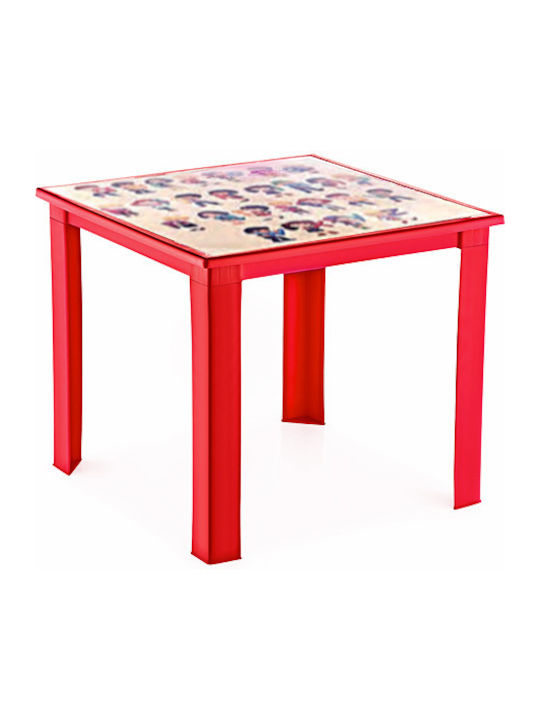 Kids Table Red