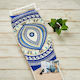 Whitegg Beach Towel Blue 150x75cm.