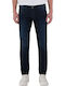 Anbass Men's Jeans Pants with Slim Fit Navy