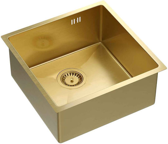 Quadron Drop-In Мивка Inox Ш44xД44см Златист
