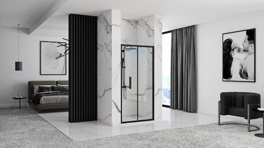Rea Shower Screen for Shower with Foldable Door