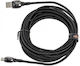 Moxom USB 2.0 Cable USB-C Male - USB-A Black 4m MX-CB44