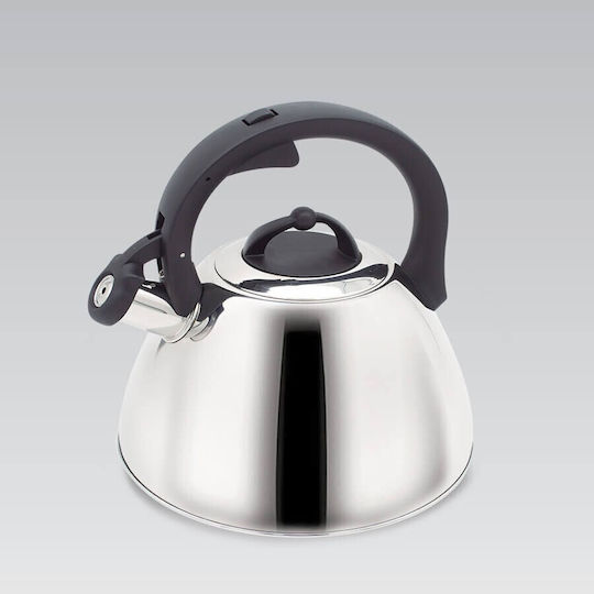 Maestro Τσαγιέρα Ανοξείδωτη Ασημί 2500ml