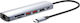 Manhattan USB-C Docking Station with HDMI 4K PD Ethernet Gray (153966)