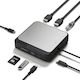 Alogic USB-C Docking Station με HDMI 4K PD Ethernet και σύνδεση 2 Οθονών Μαύρο (DUCH2)