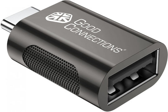 Good Connections Converter USB-C male to USB-A female Gray 1pcs USB-AD302
