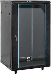 Καμπίνα Δικτύου Περιστ Πόδια 18u 19" Ip20 60x60x100 Εκ 600 X 600 X 1000 Mm