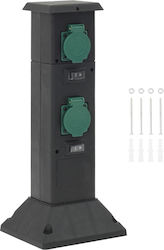vidaXL Single Power Socket Garden