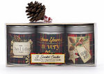 Set of Christmas Aromatic Candles Tri-coastal