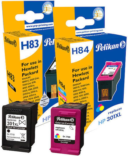 Pelikan Πακέτο Συμβατών Μελανιών Εκτυπωτή InkJet HP HP 301XL 1τμχ