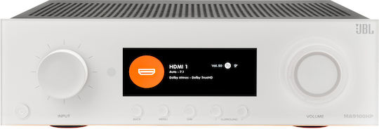 JBL Home Cinema Amplifier 4K/8K 9.2 Channels 140W/8Ω with HDR and Dolby Atmos Silver