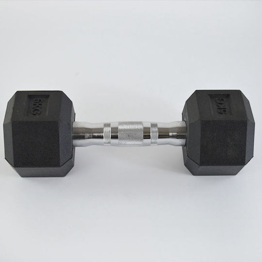 Mfitness Hantel Sechseck Gummi 1 x 45kg