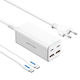 Vention Charging Stand with 2 USB-A Ports and 2 USB-C Ports 100W Power Delivery / Quick Charge 3.0 in White color (FBSWG-EU)
