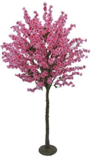 Изкуствено дърво за външно пространство Праскова Purple 208см Gardin