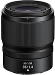 Nikon Full Frame Φωτογραφικός Φακός Nikkor Z 35mm f/1.4 Σταθερός για Nikon Z Mount Black