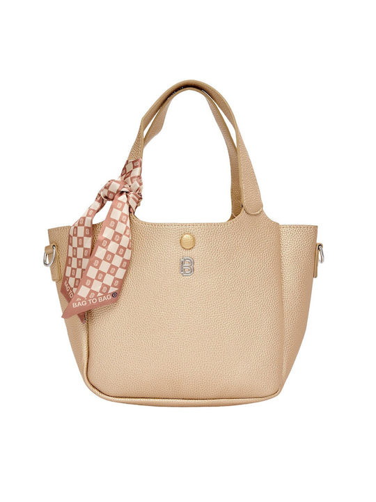 Bag to Bag Damen Tasche Hand Gold