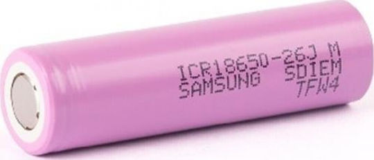 Samsung Презареждаща батерия 18650 Li-ion 2600mAh 3.6V 1бр
