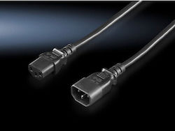 Rittal IEC C13 - IEC C13 Cable 1.8m Black (7200215)