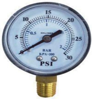 Swimming Pool Filter Druckmesser 50mm Kunststoffabdeckung 0-30psi 1/4''npt Genießen Sie Wasser