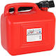 Campus Double Position Fuel Can Plastic with Extension Tube 5lt Red