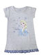 Disney Kids' Nightgown Summer Cotton Grey Ice Violet Frozen