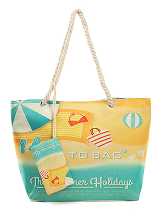 Bag to Bag Τσάντα Θαλάσσης Κίτρινη