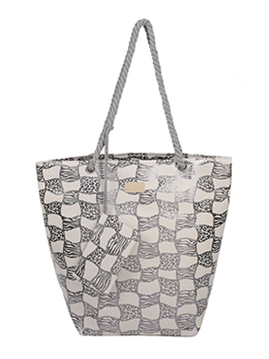 Bag to Bag Beach Bag Silver