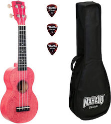 Mahalo Soprano Γιουκαλίλι Coral Pink