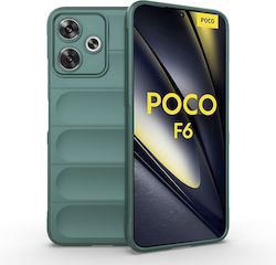 Techsuit Magic Back Cover Plastic / Silicone Durable Green (Poco F6)