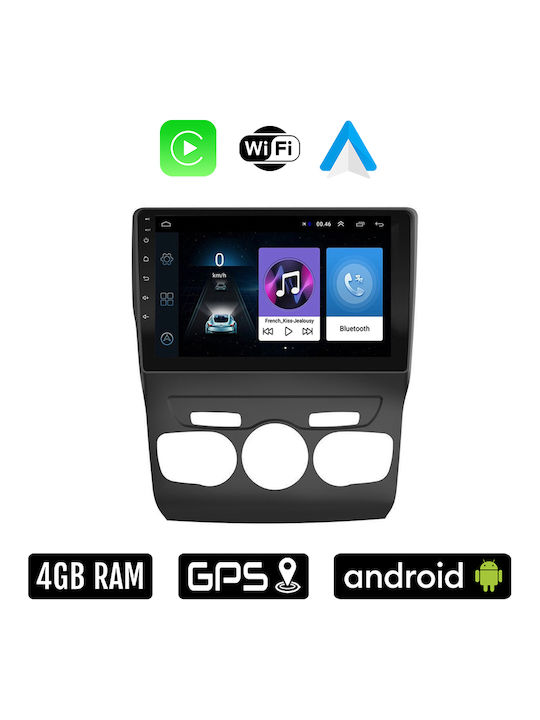 Auto-Audiosystem für Citroen C4 / DS4 2011 - 2018 (Bluetooth/USB/WiFi/GPS/Apple-Carplay/Android-Auto) mit Touchscreen 10"