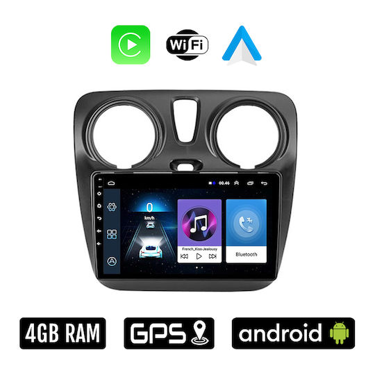 Автомобилна Аудио Система (Блутут/USB/WiFi/GPS/Apple-Carplay/Android-Auto) с Тъчскрийн 9"