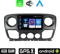 Ηχοσύστημα Αυτοκινήτου για Nissan NV400 2011-2020 (Bluetooth/USB/WiFi/GPS/Apple-Carplay/Android-Auto) με Οθόνη Αφής 10"