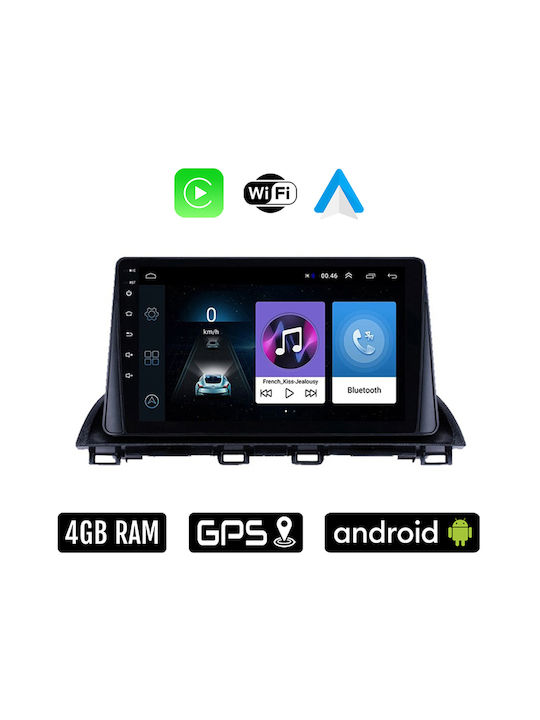 Car Audio System for Mazda CX-4 2014 (Bluetooth/USB/WiFi/GPS/Apple-Carplay/Android-Auto) with Touch Screen 9"