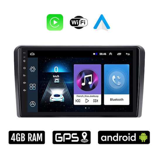 Car Audio System for Hyundai H-1 2007+ (Bluetooth/USB/WiFi/GPS/Apple-Carplay/Android-Auto) with Touch Screen 9"