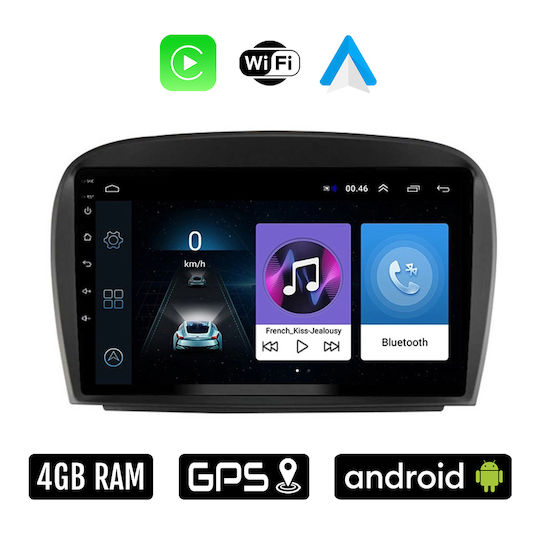 Ηχοσύστημα Αυτοκινήτου για Mercedes-Benz SL R230 2006-2012 (Bluetooth/USB/WiFi/GPS/Apple-Carplay/Android-Auto) με Οθόνη Αφής 9"