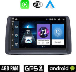 Car-Audiosystem für Fiat Panda 2003 - 2012 (Bluetooth/USB/WiFi/GPS/Apple-Carplay/Android-Auto) mit Touchscreen 7"