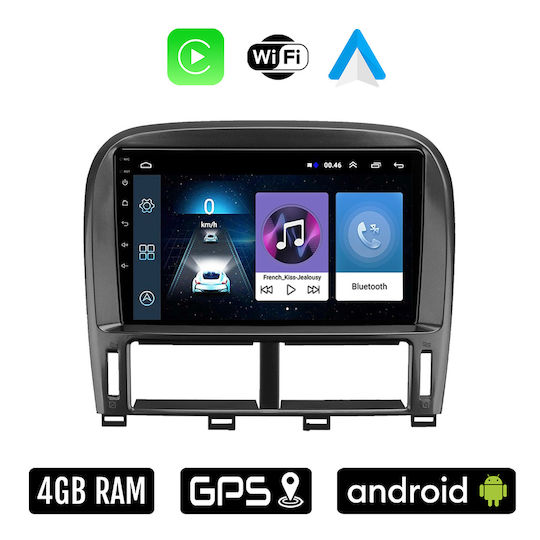 Auto-Audiosystem für Lexus E-Commerce-Website 430 - XF 430 2000-2006 (Bluetooth/USB/WiFi/GPS/Apple-Carplay/Android-Auto) mit Touchscreen 9"