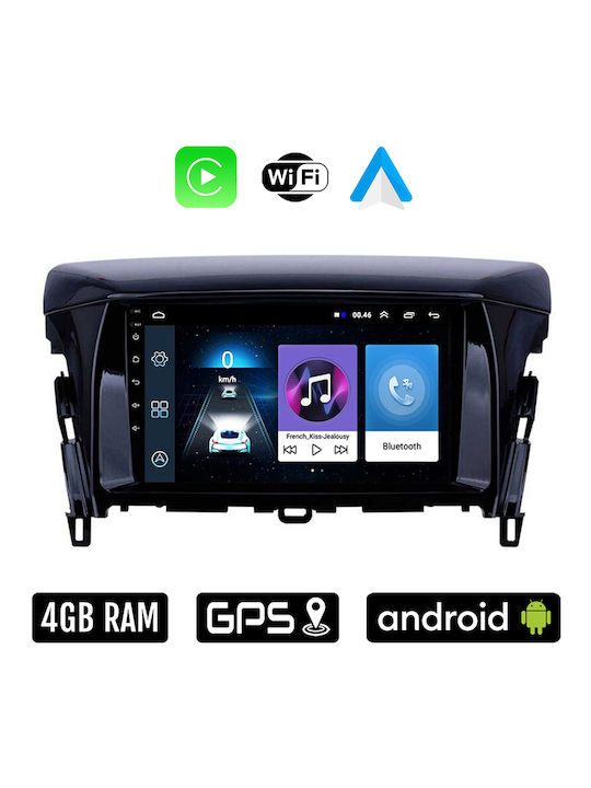 Sistem Audio Auto pentru Mitsubishi Eclipse Cross 2018 (Bluetooth/USB/WiFi/GPS/Apple-Carplay/Android-Auto) cu Ecran Tactil 9"