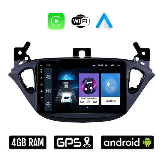 Auto-Audiosystem für Opel Adam 2013+ (Bluetooth/USB/WiFi/GPS/Apple-Carplay/Android-Auto) mit Touchscreen 9"