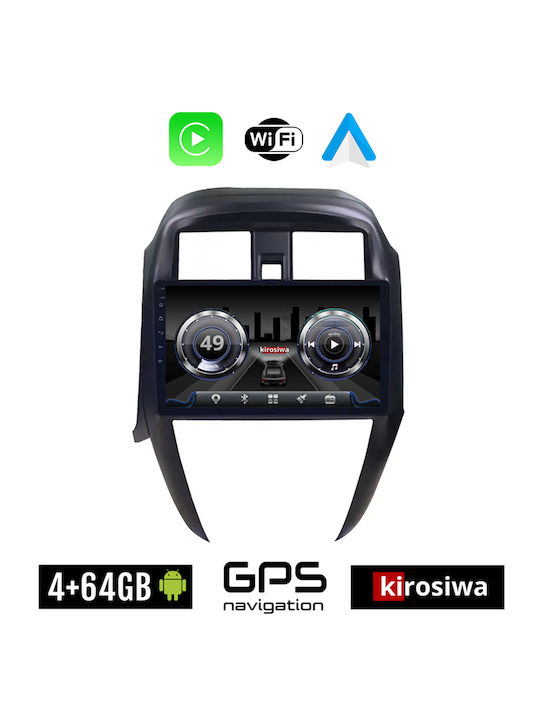 Kirosiwa Car Audio System for Nissan Sunny / Almera 2015-2016 (Bluetooth/USB/WiFi/GPS) with Touch Screen 10"