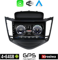 Kirosiwa Car-Audiosystem für Chevrolet Cruze 2013-2015 (Bluetooth/USB/WiFi/GPS/Apple-Carplay/Android-Auto) mit Touchscreen 9"