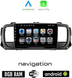 Ηχοσύστημα Αυτοκινήτου για Citroen Jumpy 2016 (Bluetooth/USB/WiFi/GPS/Apple-Carplay/Android-Auto) με Οθόνη Αφής 9"