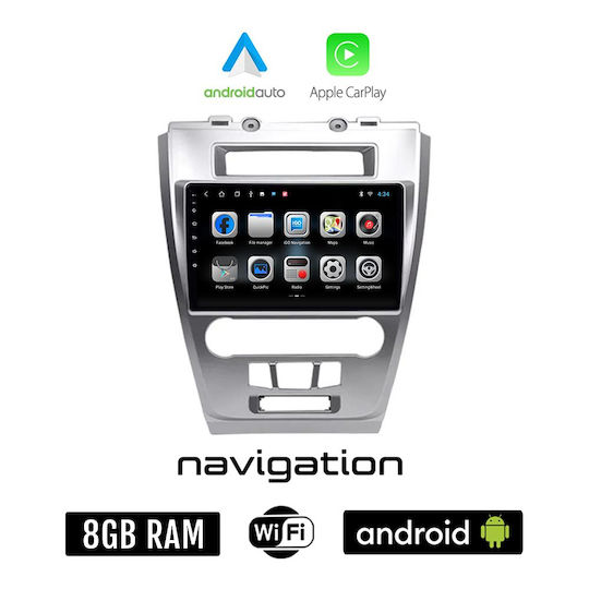 Ηχοσύστημα Αυτοκινήτου για Ford Fusion 2012-2017 (Bluetooth/USB/WiFi/GPS/Apple-Carplay/Android-Auto) με Οθόνη Αφής 10"
