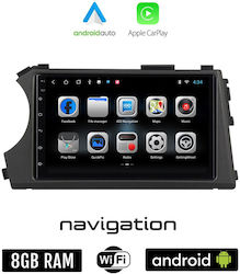 Car-Audiosystem für Ssangyong Actyon / Kyron (Bluetooth/USB/WiFi/GPS/Apple-Carplay/Android-Auto) mit Touchscreen 7"